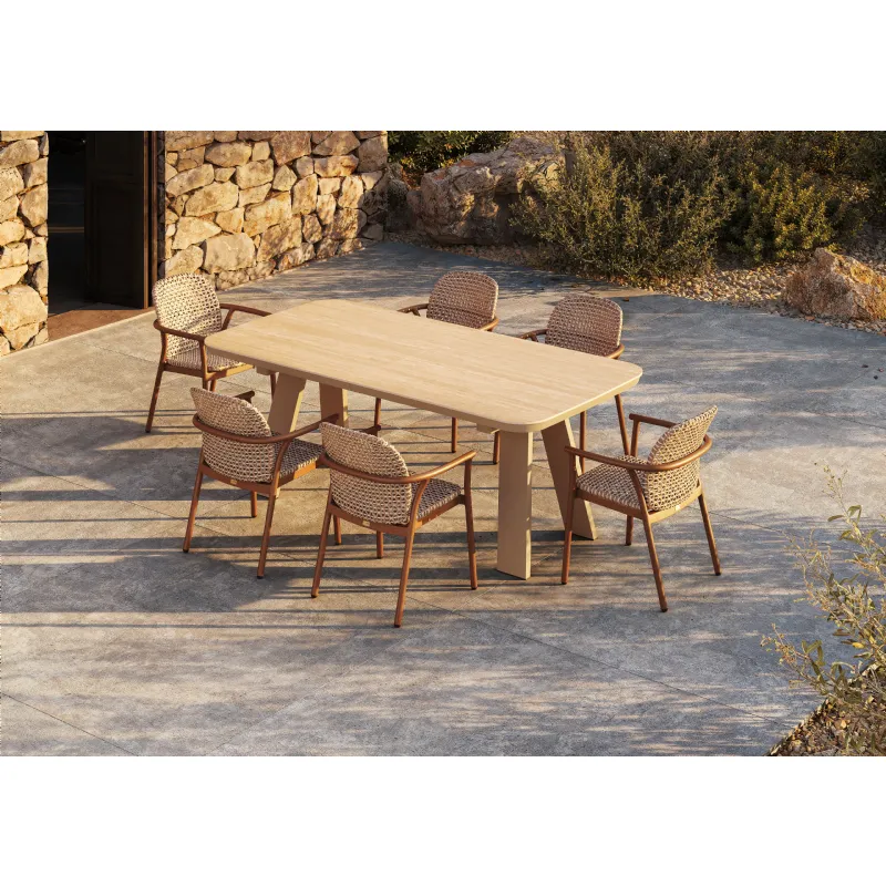 Tavolo Milos beige (Tavoli e tavolini)